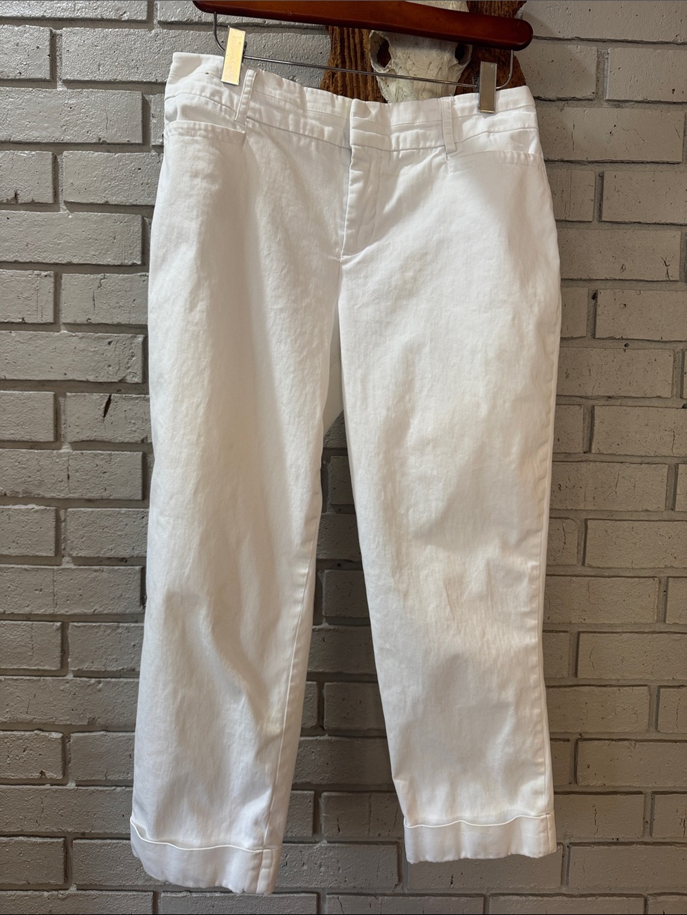 Nine West White Cropped Ankle Jeans